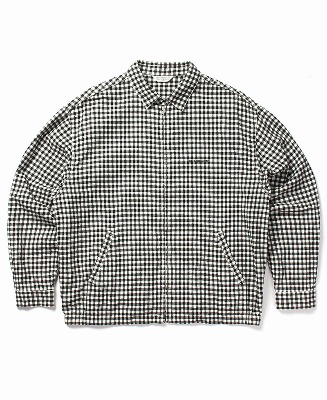 COOTIE Dobby Gingham Check Work Jacket